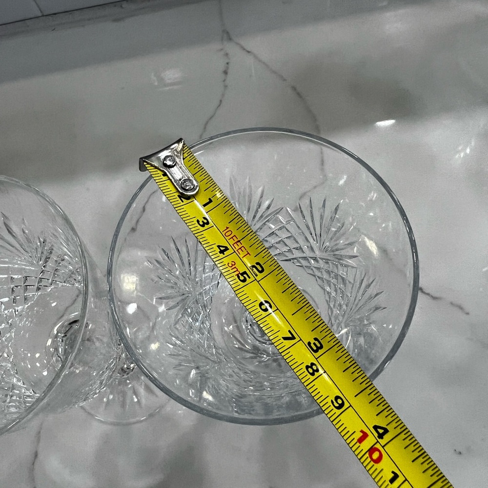 Waterford Crystal Lismore: Water or Wine Goblet, 6 7/8" Tall, 10 oz. Set of 2 - Picture 3 of 8
